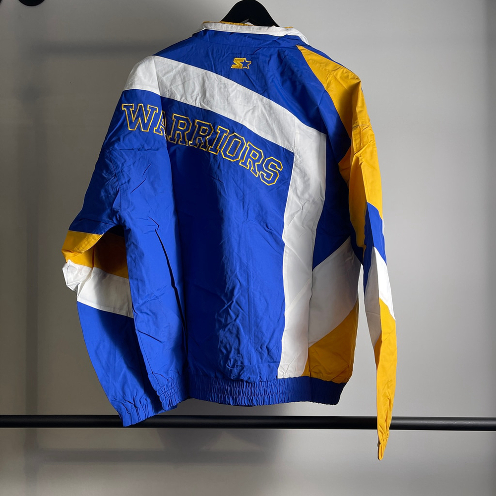 Men's Starter Golden State Warriors lightweight Jacket XL-2XL - Picture 2 of 2
